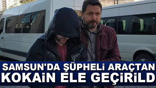 Samsun'da şüpheli araçtan kokain ele geçirildi: 3 gözaltı