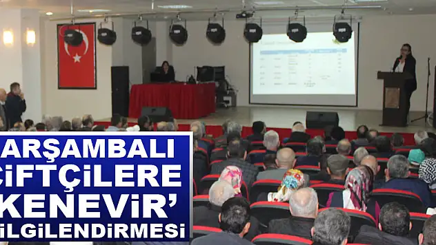 Çarşambalı çiftçilere 'kenevir' bilgilendirmesi