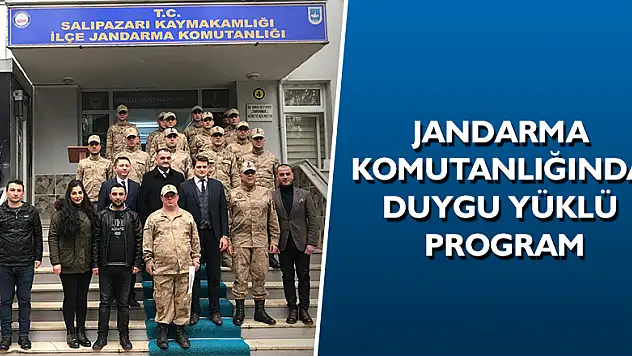 JANDARMA KOMUTANLIĞINDA DUYGU YÜKLÜ PROGRAM