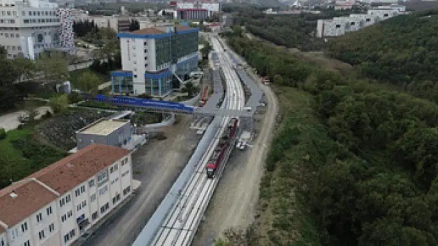 OMÜ raylı sistem hattında testler başarıyla sürüyor
