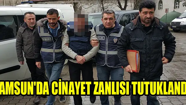 Samsun'da cinayet zanlısı tutuklandı 