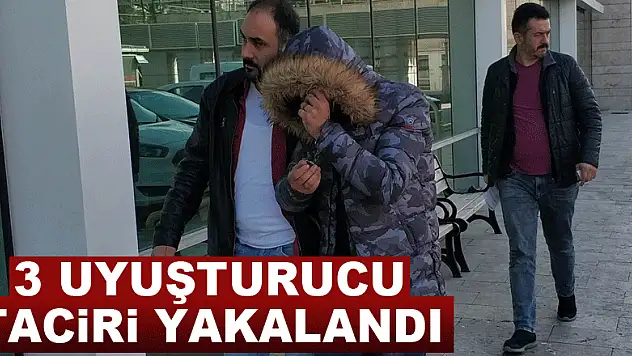 Samsun'da 3 uyuşturucu taciri yakalandı