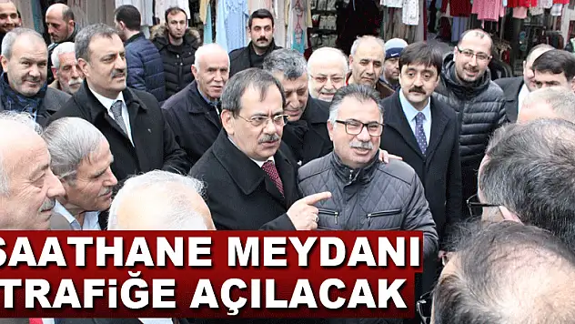 Mustafa Demir Saathane Meydanı trafiğe açılacak