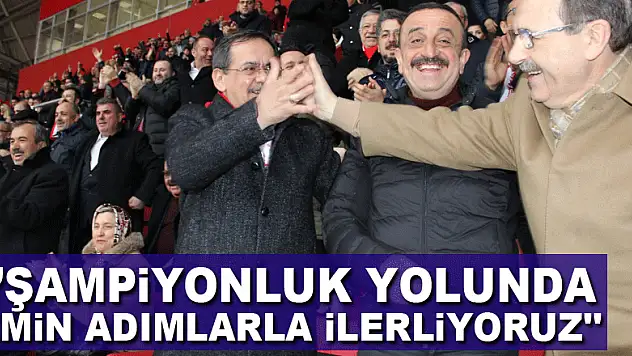 Mustafa Demir  ''Şampiyonluk yolunda emin adımlarla ilerliyoruz''