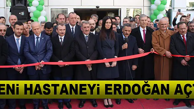 CUMHURBAŞKANI ERDOĞAN, ÇARŞAMBA DEVLET HASTANESİ'Nİ AÇTI