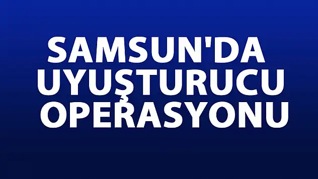 Samsun'da uyuşturucu operasyonu: 12 gözaltı
