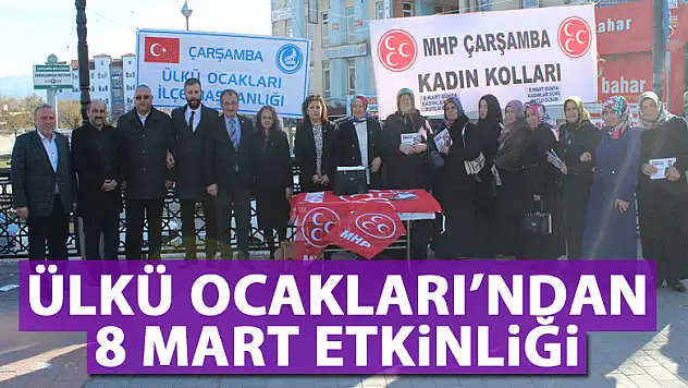 Ülkü Ocakları'ndan 8 Mart etkinliği