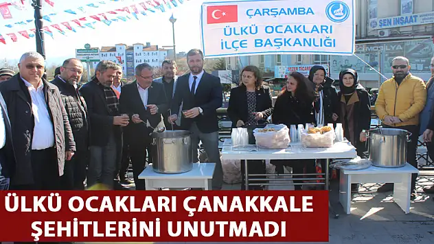 Ülkü Ocakları Çanakkale Şehitlerini Unutmadı