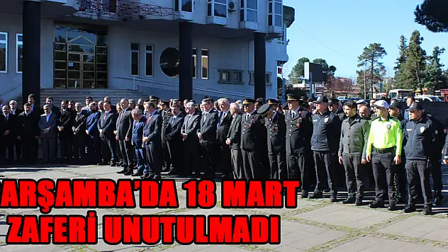 Çarşamba 18 Mart Zaferi unutulmadı