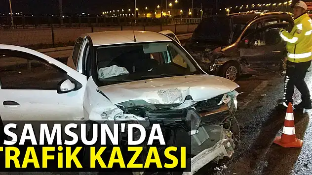 Samsun'da trafik kazası: 6 yaralı