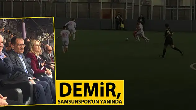 Demir, Samsunspor'un yanında