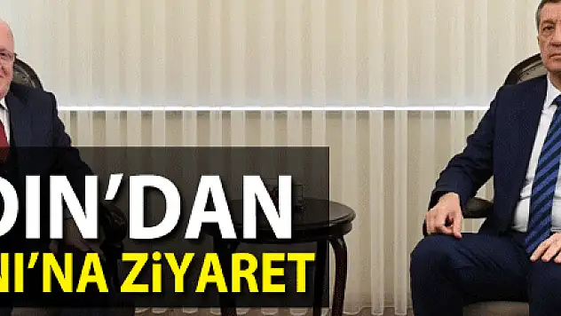 Rektör Aydın'dan Milli Eğitim Bakanı'na ziyaret