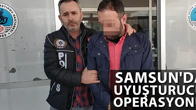 Samsun'da uyuşturucu operasyonu: 3 gözaltı
