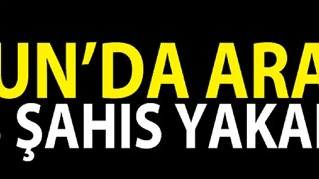 Samsun'da aranan bin 433 şahıs yakalandı