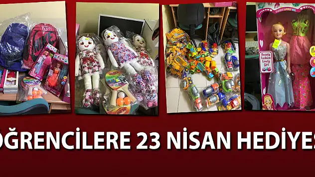 Öğrencilere 23 Nisan hediyesi