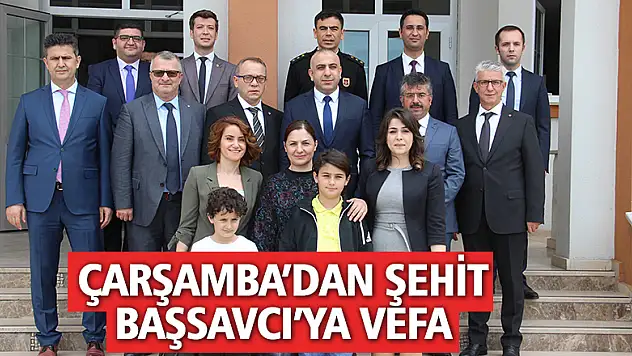 Çarşamba'dan Şehit Başsavcı'ya vefa