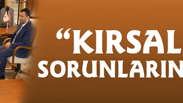  'Kırsal kesimin sorunlarını çözeceğiz'