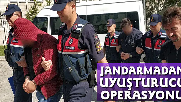 Jandarmadan uyuşturucu operasyonu: 2 gözaltı