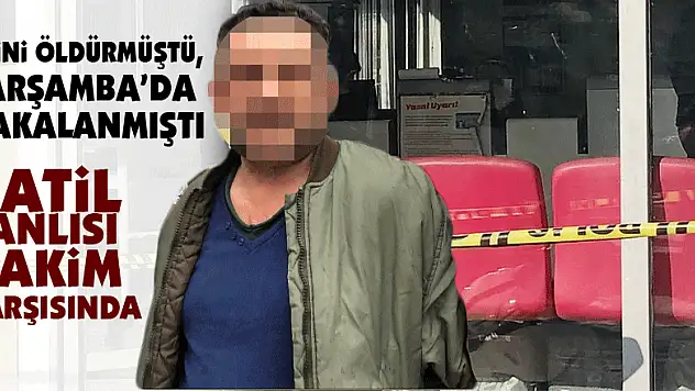Eşini öldürmüştü, Çarşamba'da yakalanmıştı