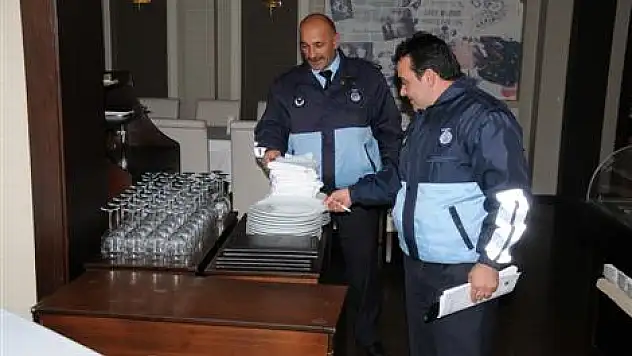 Zabıtadan ruhsat denetimi