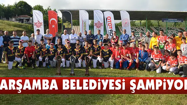 Çarşamba Belediyesi şampiyon