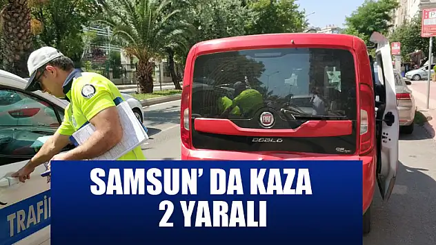    Samsun'da otomobil ile dolmuş çarpıştı: 2 yaralı