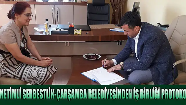  Denetimli Serbestlik-Çarşamba Belediyesinden iş birliği protokolü 