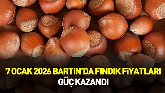 7 Ocak 2026 Bartın'da Fındık Fiyatları Güç Kazandı