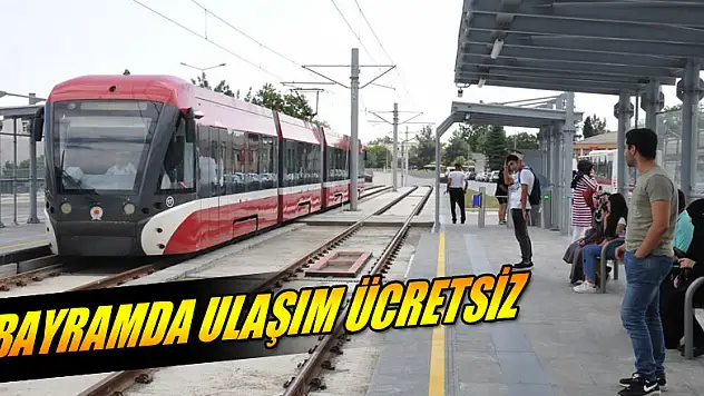 Bayramda ulaşım ücretsiz  