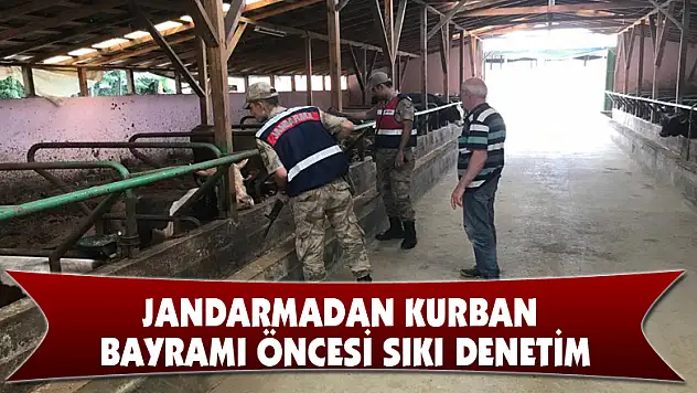 Jandarmadan Kurban Bayramı Öncesi Sıkı Denetim