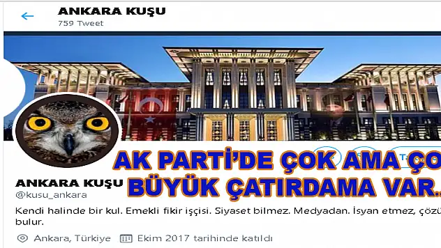 AK Parti'de, çok ama çok büyük çatırdama var mı?