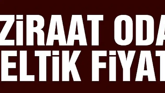 Ziraat odasından çeltik fiyatı talebi  