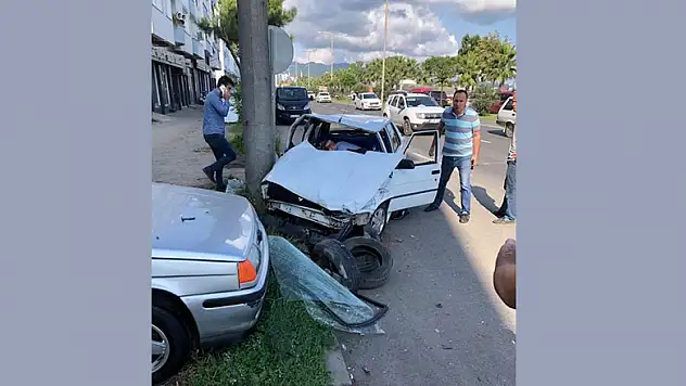 Fatsa'da zincirleme trafik kazası: 2 yaralı