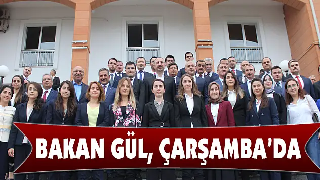Bakan Gül, Çarşamba'da