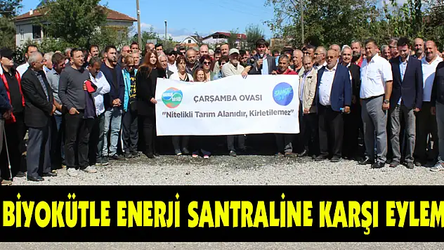 Biyokütle Enerji Santraline Karşı Eylem