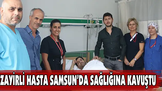 Cezayirli hasta Samsun'da sağlığına kavuştu