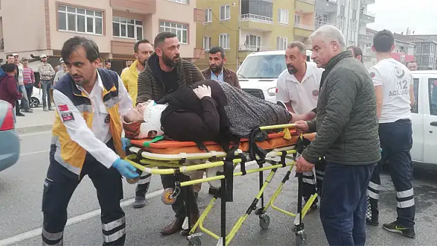 Bafra'da trafik kazası: 3 yaralı