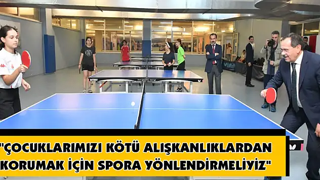 Demir: 'Çocuklarımızı kötü alışkanlıklardan korumak için spora yönlendirmeliyiz'