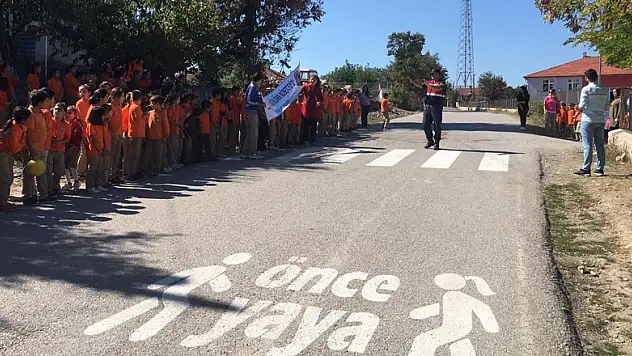 Jandarmadan trafik eğitimi