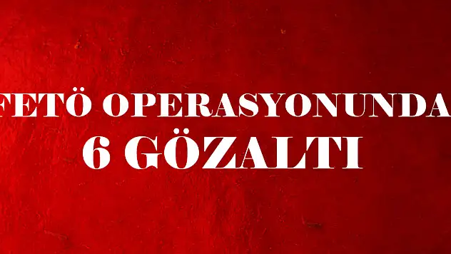 Mardin merkezli 6 ilde FETÖ operasyonu: 6 gözaltı