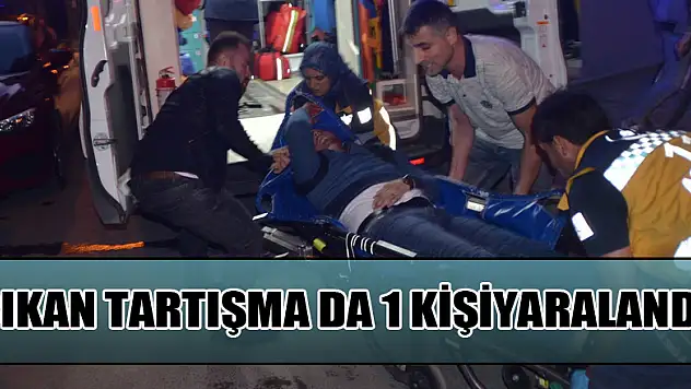 Bafra'da çıkan tartışmada 1 kişi silahla yaralandı