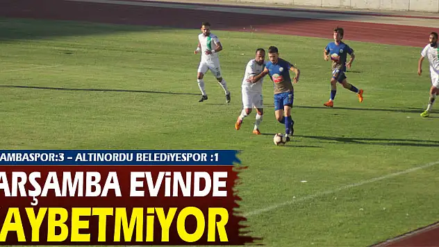 Çarşamba evinde kaybetmiyor Çarşambaspor:3 – Altınordu Belediyespor :1