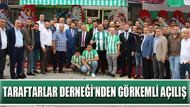 ÇARŞAMBASPOR TARAFTARLAR DERNEĞİ'NDEN GÖRKEMLİ AÇILIŞ