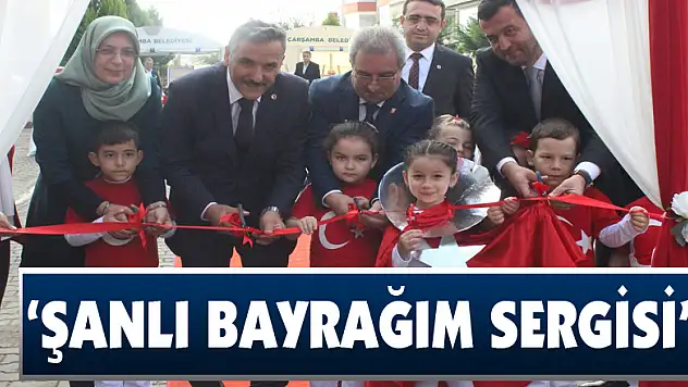 Miniklerden 'Şanlı Bayrağım Sergisi'