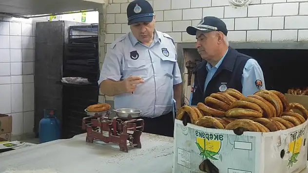 Zabıtadan simit fırınlarına şafak denetimi
