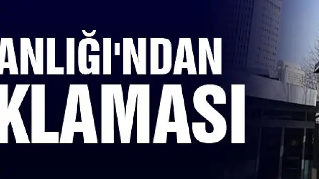 Dışişleri Bakanlığı'ndan Irak açıklaması