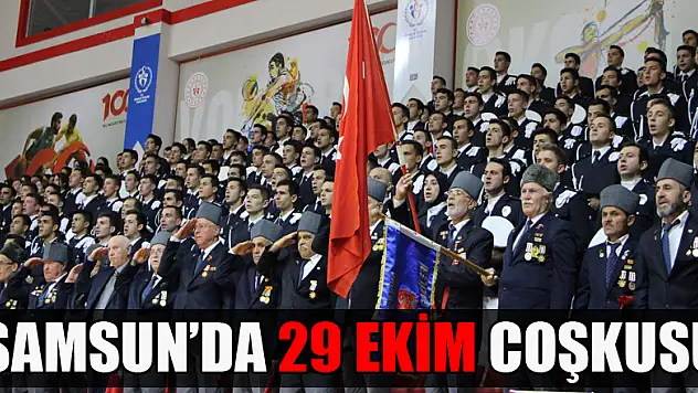 Samsun'da 29 Ekim coşkusu