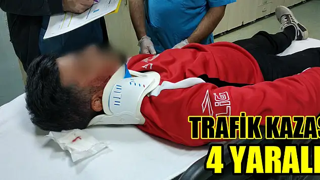 Samsun'da trafik kazası: 4 yaralı