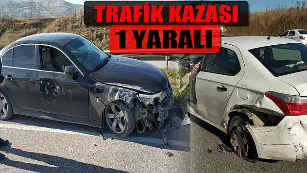Samsun'da trafik kazası: 1 yaralı
