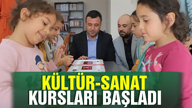 Çarşamba Belediyesinin düzenlediği kültür-sanat kursları başladı